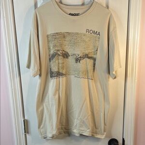 Michelangelo - The Sistine Chapel graphic Very cool Beige classic T-Shirt. nice